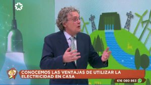 Guillermo Amann, portavoz de El Foro para la Electrificación, en TeleMadrid.
