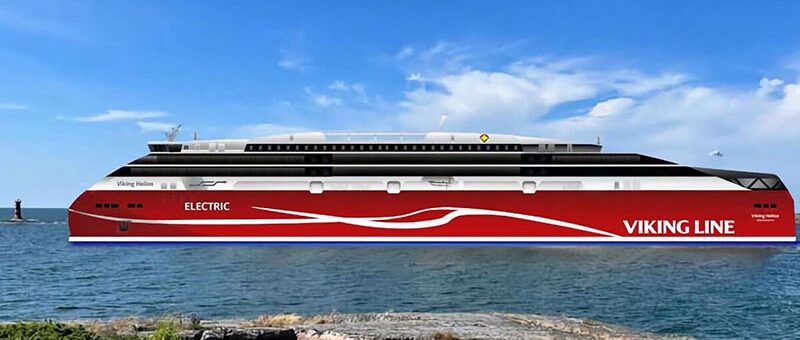 En plena electrificación del transporte, Finlandia presenta la madre de todos los ferris eléctricos: un parking para 650 coches